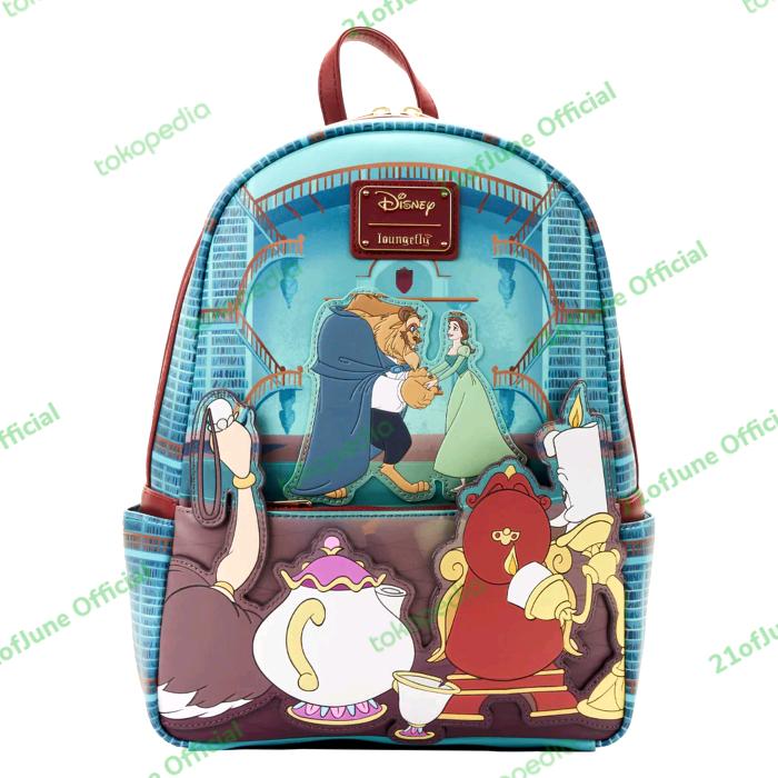 Loungefly Disney Beauty and The Beast Library Backpack