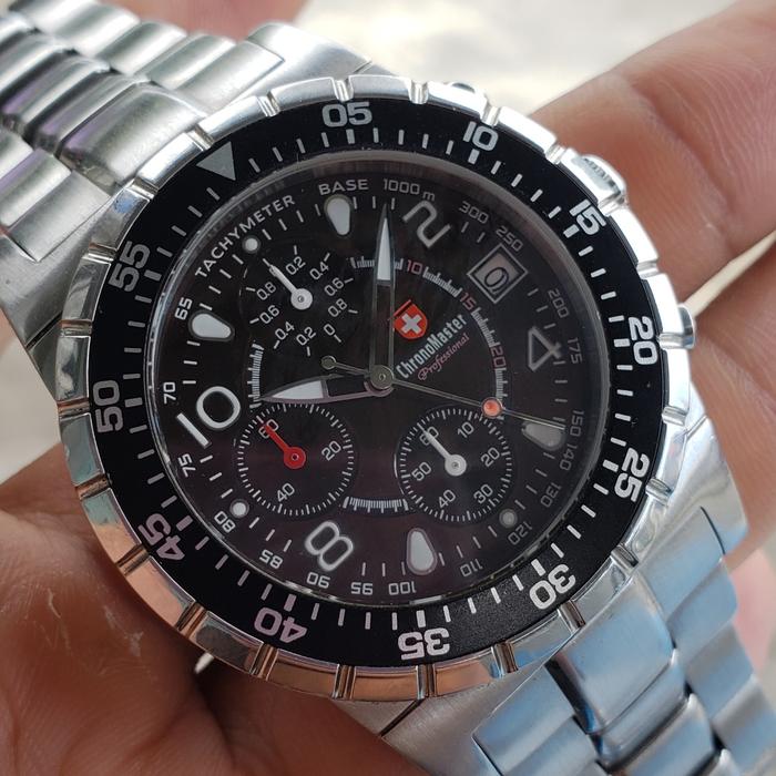 ChronoMaster SWI5S Quartz CI009MC jam tangan Analog pria
