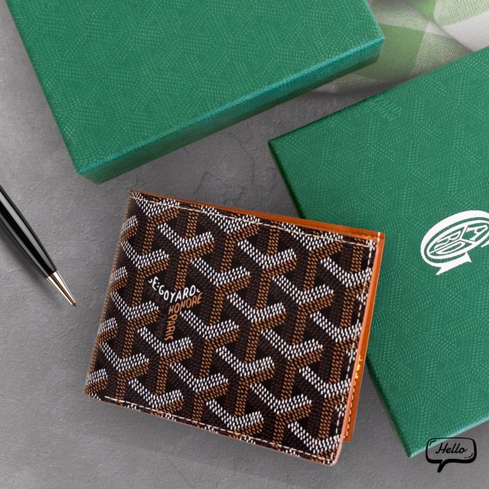 Goyard Victoire Wallet Black/Tan