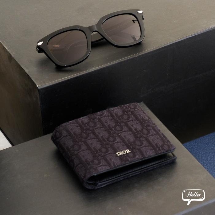 Dior	Bifold Wallet  Dior Oblique Jacquard Black