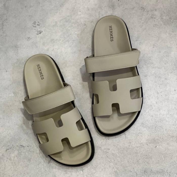 sendal Chypre Sandals Beige Esquisse Leather