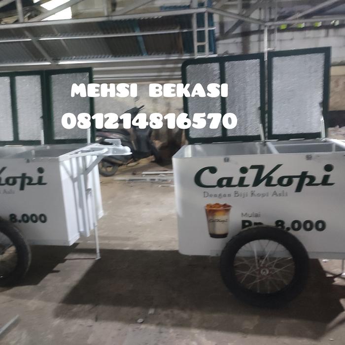 Gerobak kopi keliling derek motor