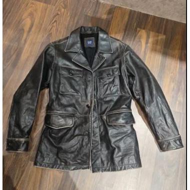 leather jacket original gap USA. JAKET KULIT ASLI ORIGINAL
