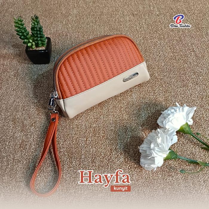 Hayfa Pouch Dompet 2Ruang Muat Hp by Biru Tsabita Dompet 2Resleting
