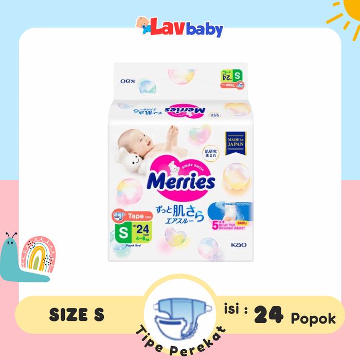Merries S Tape S24 S 24 diapers