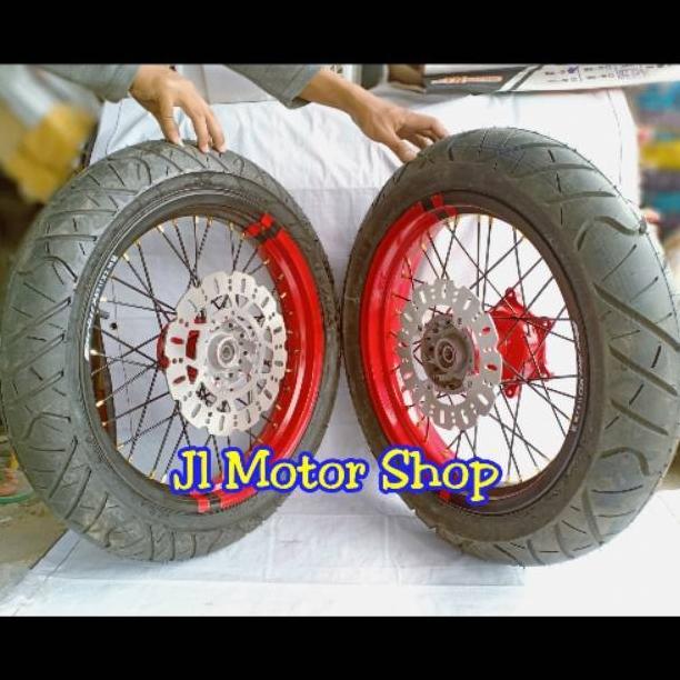 Wheelset Velg Super Moto CRF 150 L Paket Velg Supermoto Honda CRF 150L