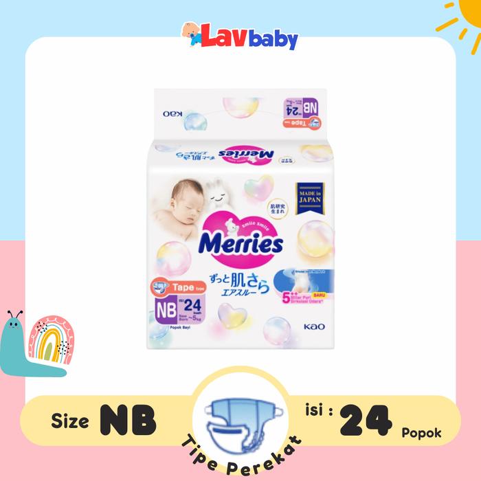 Merries Newborn Tape NB24 NB 24 popok diapers