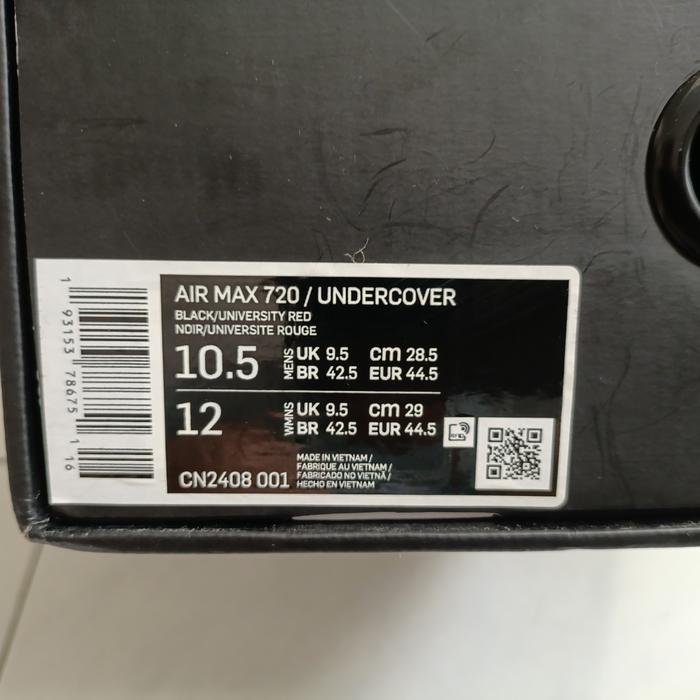 NIKE AIRMAX 720 / UNDERCOVER Original - Preloved
