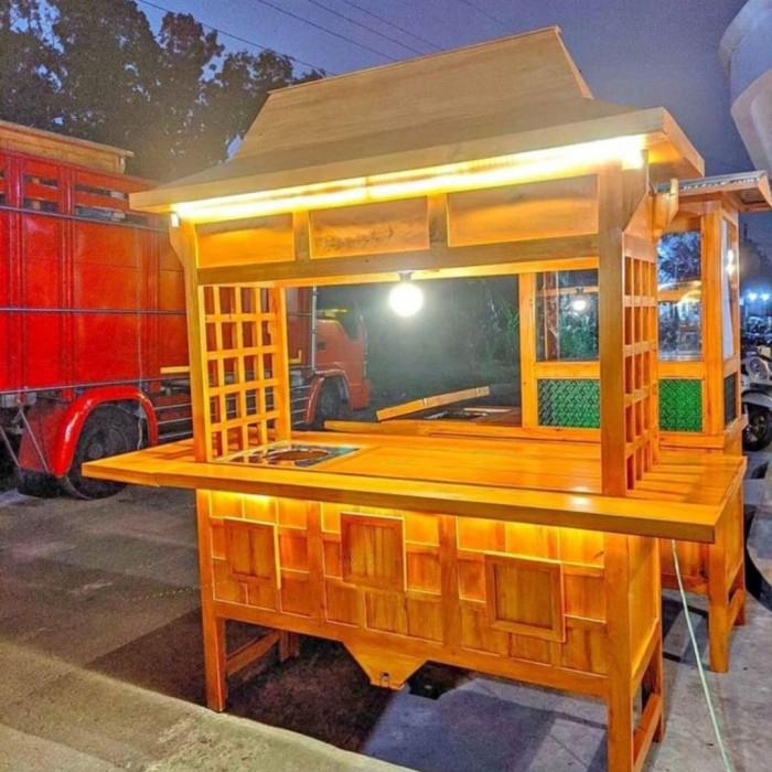 Gerobak angkringan jepang atap joglo unik