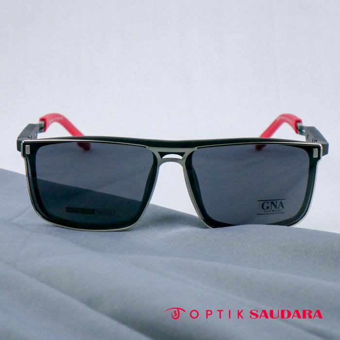 Optik Saudara - Frame Gna - Kacamata Pria Model Clip On Elegant Fashionable F GNA M5546 C4 54 CLIP O