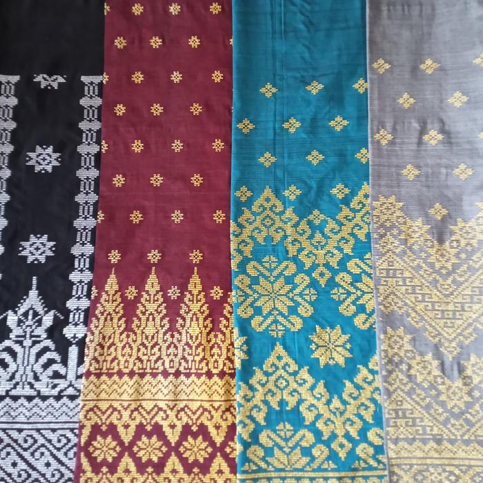 Kain Songket Melayu Riau Tenun Siak | Kain Sarung Bapak | Kain Samping