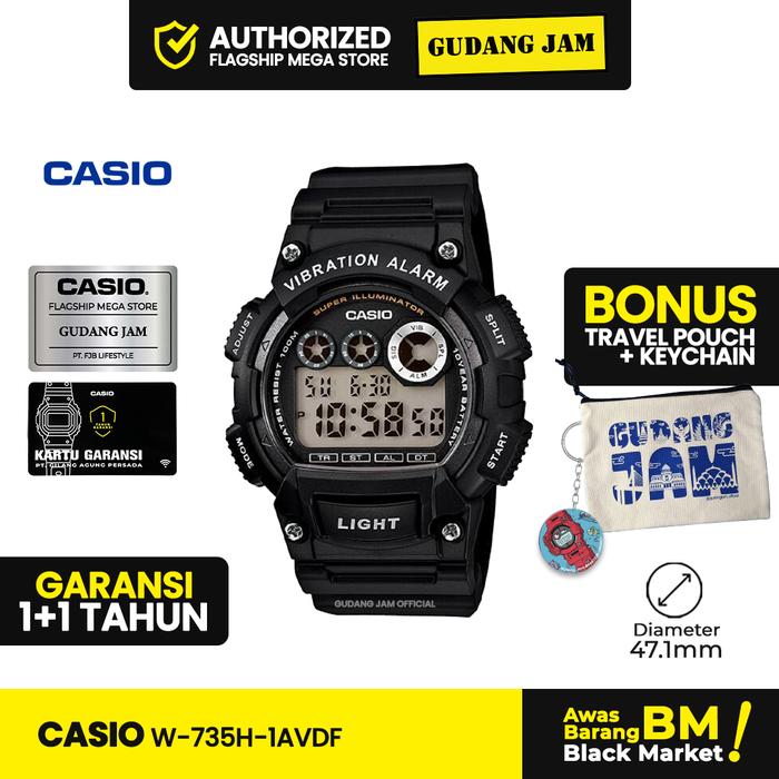 Casio General W-735H-1AVDF W-735H W-735 W735H W735