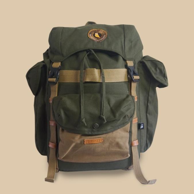 DIVINCES Backpack NGALALANA 1.0 - Tas Ransel Bushcraft Laptop Kanvas