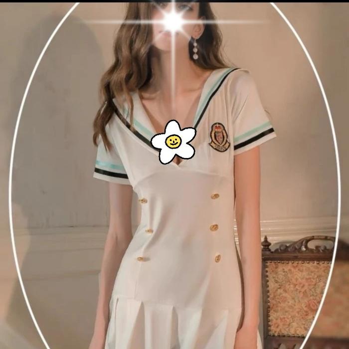 Lingerie dress pramugari pelaut sexy