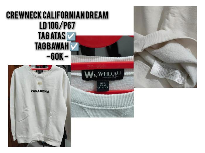 #Thrift - Crewneck WHO.AU Original @60K