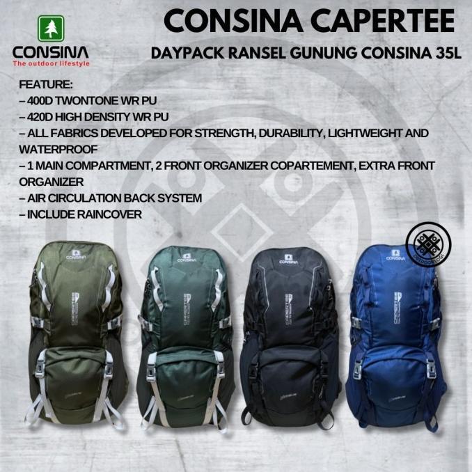 Daypack Consina Capertee 35L | Tas Ransel Consina | Tas Gunung Consina