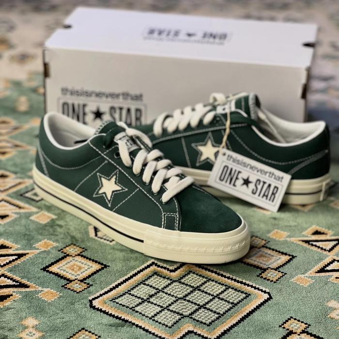 CONVERSE X THISISNEVERTHAT ONE STAR PRO TREKKING GREEN