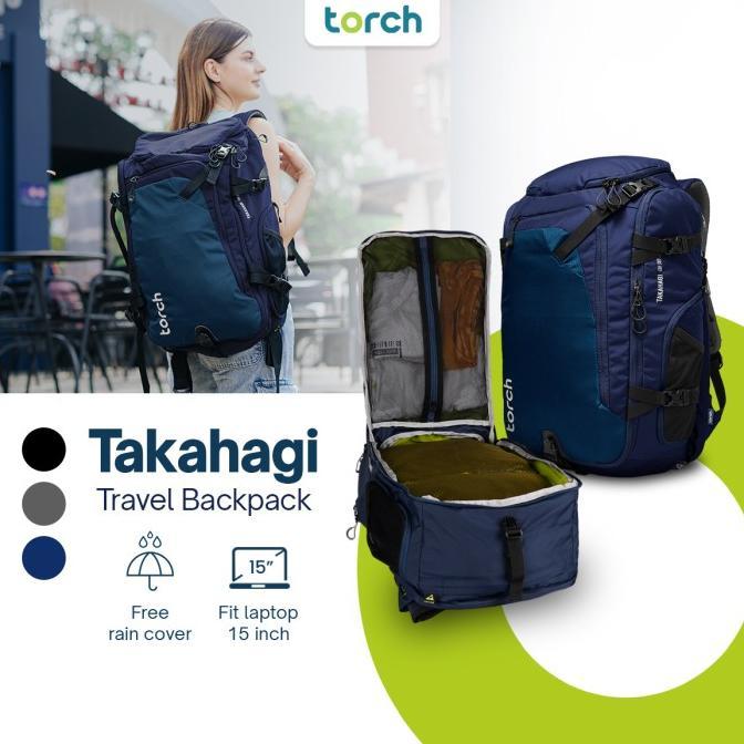Torch Ransel Punggung Travelling - Travel Backpack Takahagi 40 L