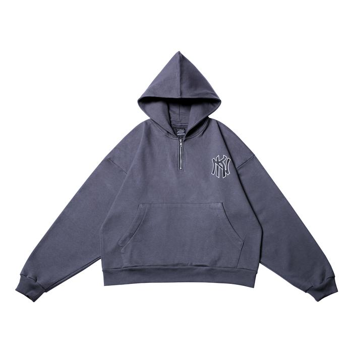 Napwear x Meganeco Hoodie Boxy Oversize - NK Dark Grey
