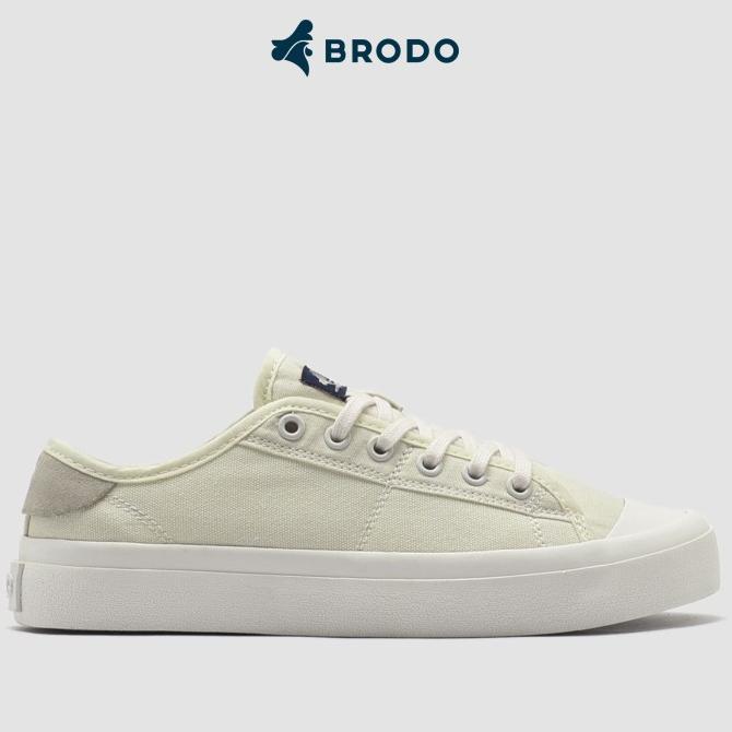 Sneakers Pria BRODO Vantage V2 Low Natural White OWS