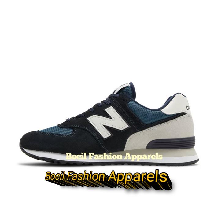 Sepatu NB New Balance 574 Classic Navy Grey [ 100% BNIB ] Brand New Include Box