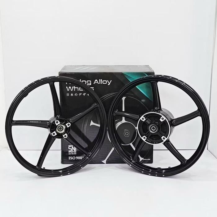 Velg Racing ENKEI 522 / SP522 CNC Ring 17 w,Palang 5 PNP untuk Honda Supra GTR 150 / Sonic 150 , Sup