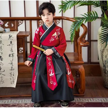 Baju Hanfu Kostum Tradisional Cina Anak Baju Hanfu Kostum Hanfu Anak Laki Laki Perempuan