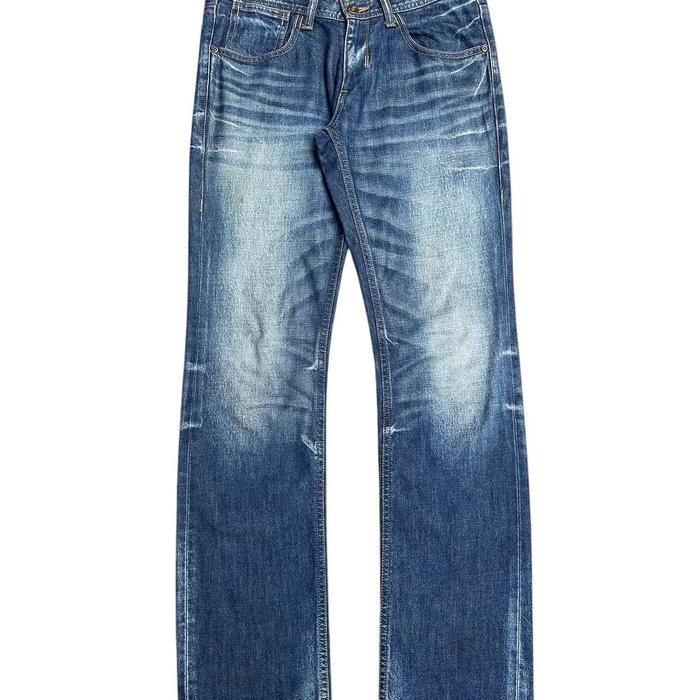 Black Barret By Neil Barret Washed Denim Jeans