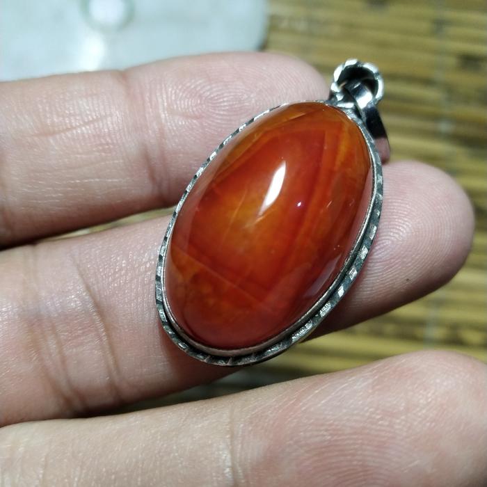 Batu Lioantin Merah Motif Kantong Semar Unik Dan Antik