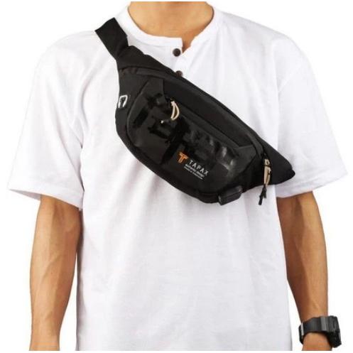 Tas Selempang Waistbag Premium USB Waterproof TapaxCo Victor