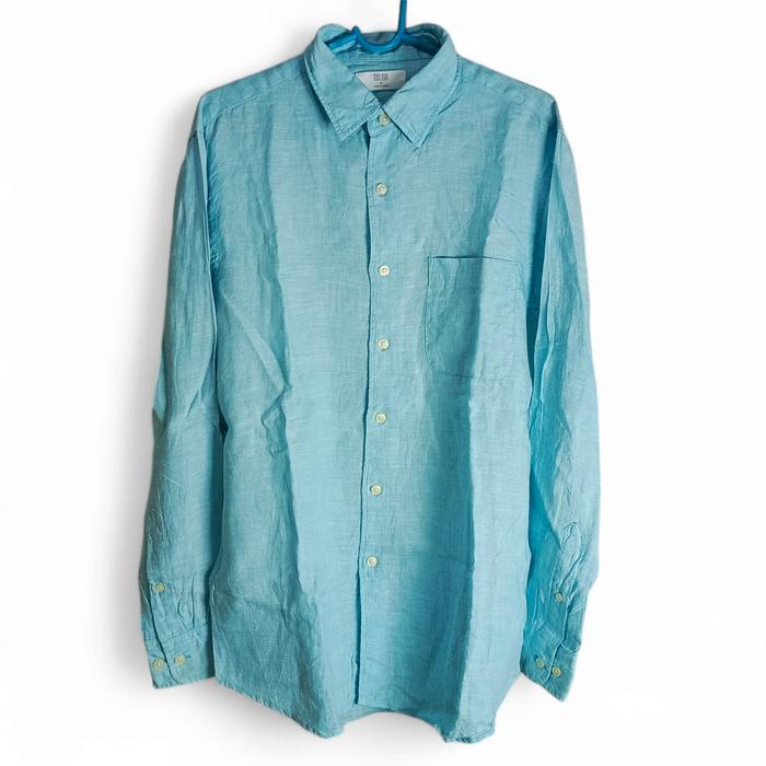 Kemeja Uniqlo Lengan Panjang Pria Bukan Flannel Original Bekas | Lapak Lawas Yk