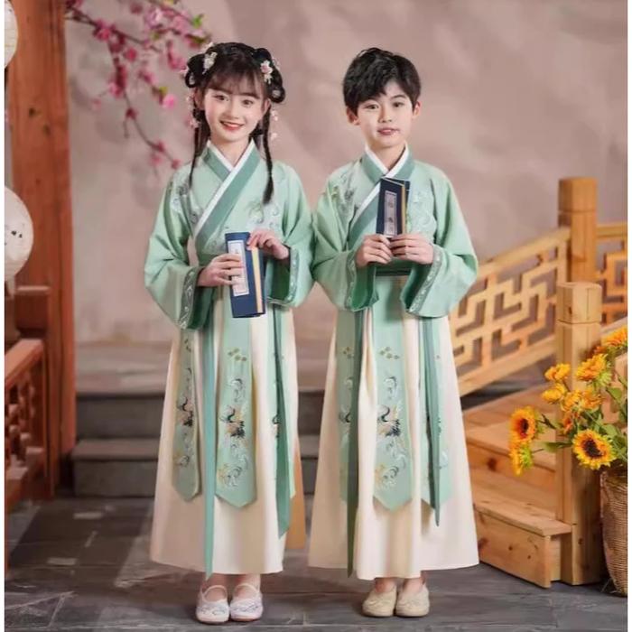 Baju Hanfu Anak Kostum Hanfu Cina Anak Laki Laki Perempuan