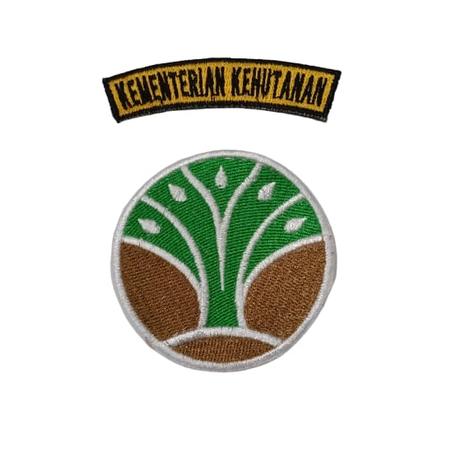 Logo KLHK seragam PDH KLHK Kementerian Lingkungan Hidup dan Kehutanan