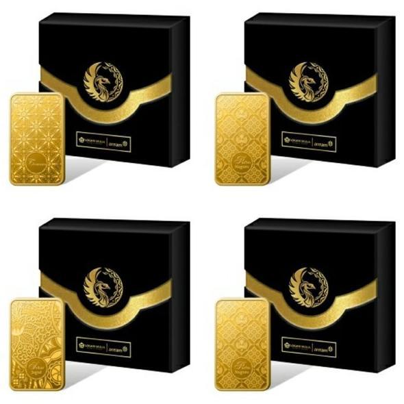 Promo !!! Logam Mulia Ems Antam 20 Gram Limited Edition Batik Indonesia