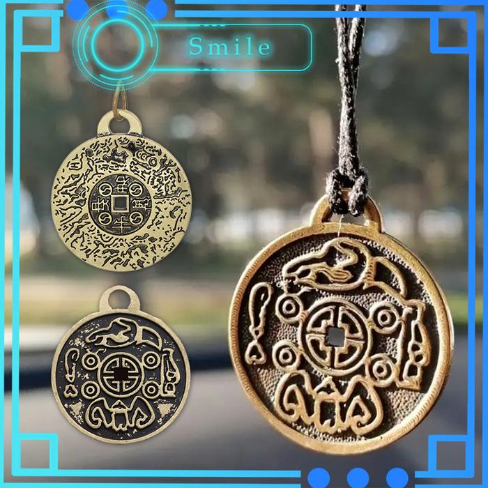 Kalung Amulet Keberuntungan Paduan Seng Kalung Hoki China Kalung Jimat Keberuntungan Money Amulet As