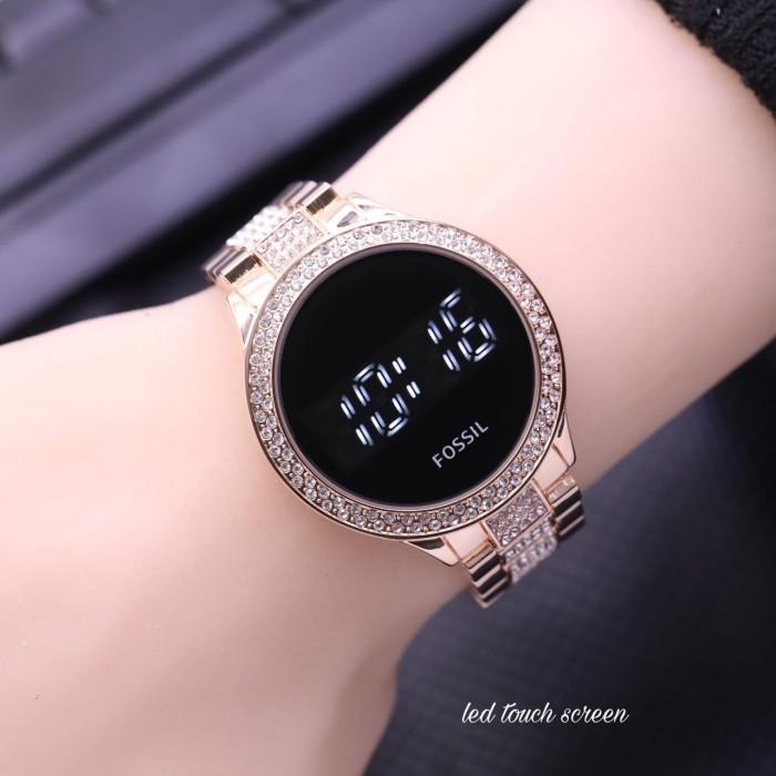 Jam Tangan Wanita Fossil Led Touch Screen Terlaris