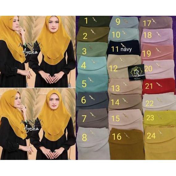 Termurah !!! Khimar Ayesha by Arniz Original