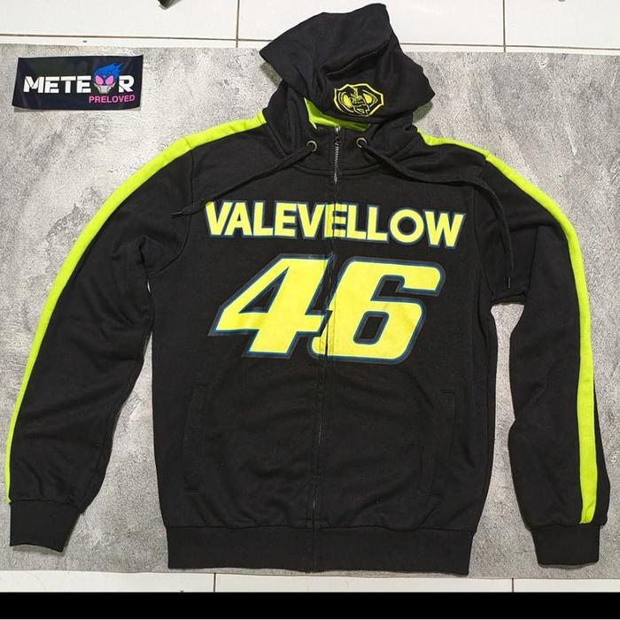 Murah! Jaket Hoodie Original VR46 Valentino Rossi made in Turkey mulus