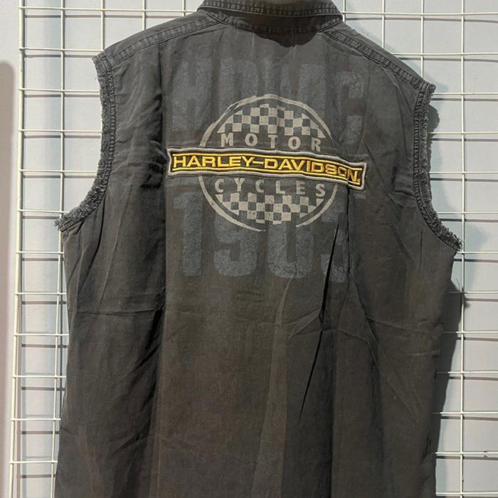 Murah! Vest/Rompi Harley Davidson Original  mulus size L fit XL