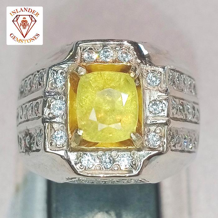 YELLOW SAPPHIRE No Heated 2,13 CRT