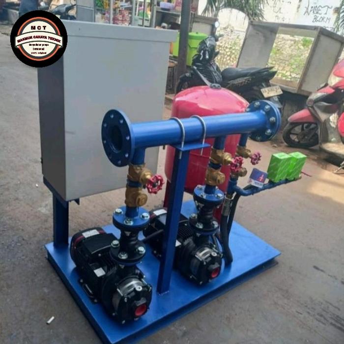 BOOSTER POMPA GRUNDFOS CM10-3 2.2KW 3HP 3PHASE 380 2× POMPA GRUNDFOS ready