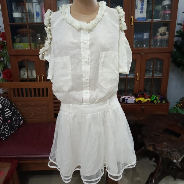 preloved atasan lengan vaksin wanita