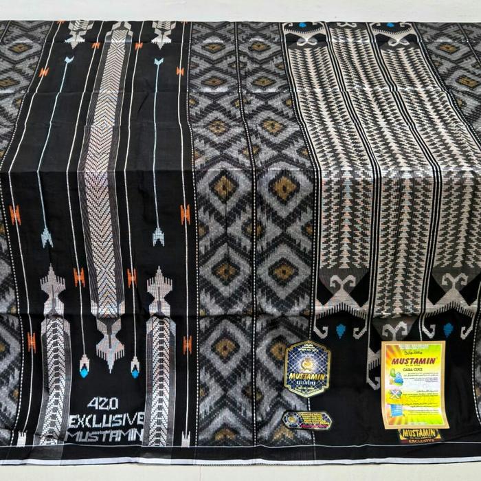 Sarung Tenun Sutra Exclusive Mustamin 420 Spunsilk Stara Bhs SGF SGE