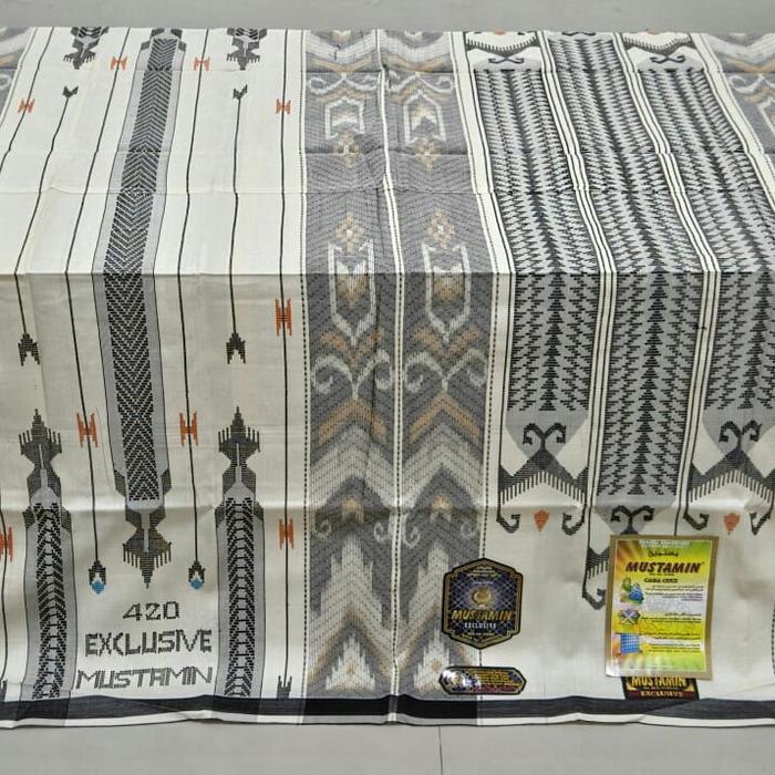 Sarung Tenun Sutra Exclusive Mustamin 420 Sutra Spunsilk