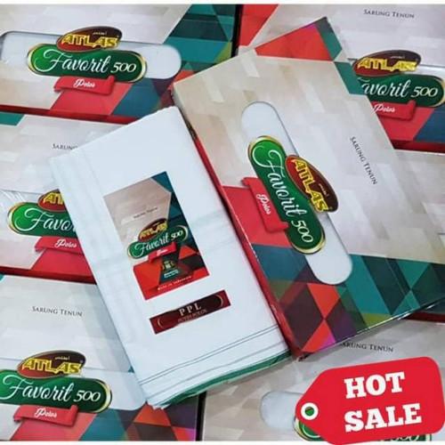 Sarung Atlas Favorit Hitam Putih Polos Warna Tumpal Mewah Terbaru Original rayon tamer420 super prem