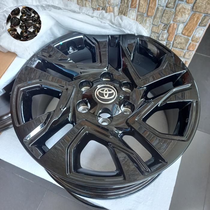 Velg Fortuner vrz GR 2.8 facelift original kondisi baru Ring 18 4pcs velg VRZ Legender 2.8