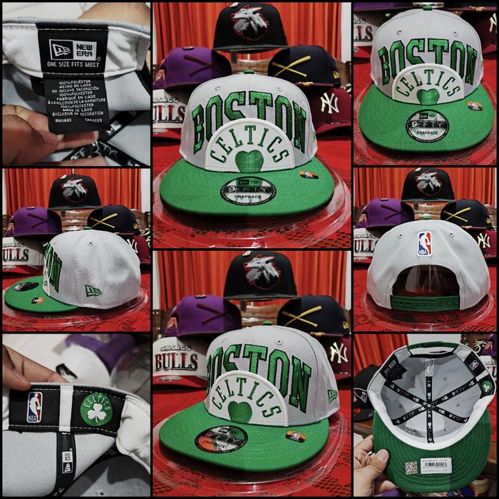 TOPI 9FIFTY NBA FINALS BOSTON CELTIC SIZE: OSFM ORIGINAL AUTHENTIC NEW ERA