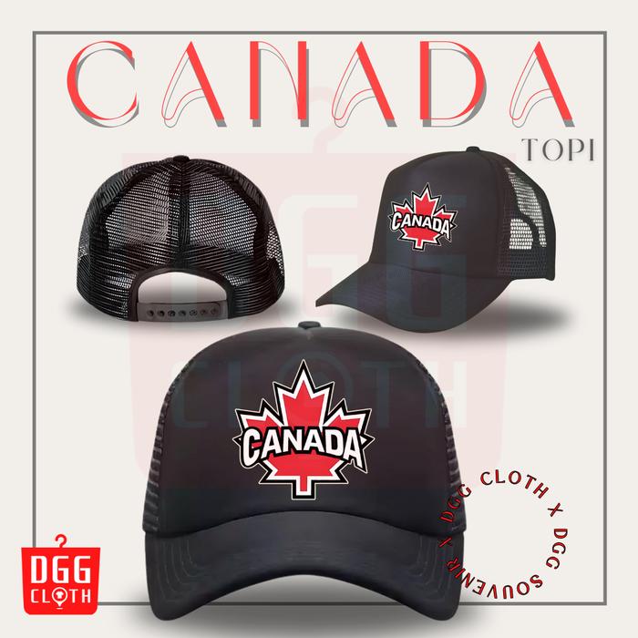DGGCloth Topi Souvenir Canada Topi Trucker Oleh Oleh Ottawa 2