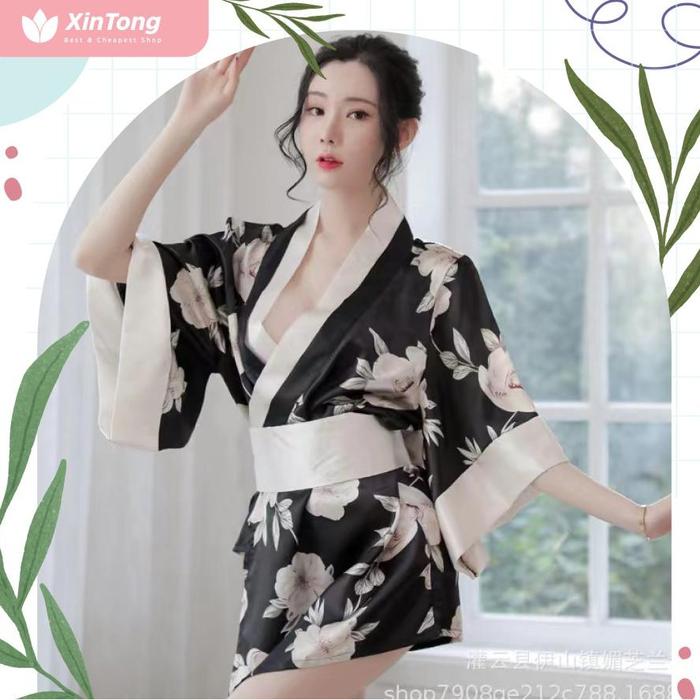 New.. Sexy Lingerie Japan Kimono Baju Tidur Wanita Seksi Kimono Wanita