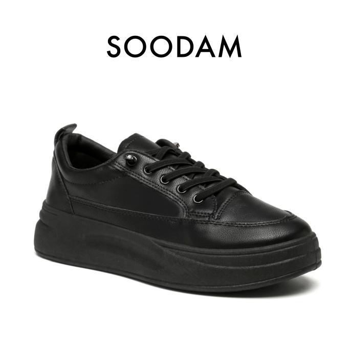 PVN Back to School Sepatu Sekolah Hitam Classic Sneakers Black - 180 - Rora
